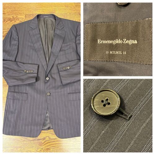 Ermenegildo Zegna Blazer Sport Coat, 46r, 15 Milmil 15 Fabric, Switzerland
